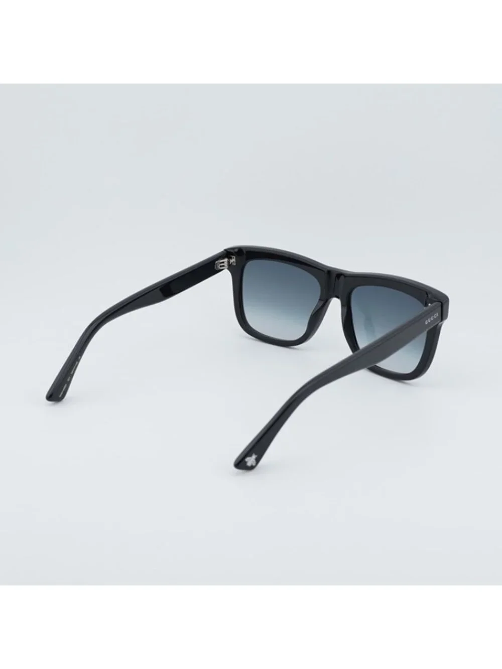 Gucci GG0158SN 001 Men Sunglasses Black Square Frame, Grey Lenses